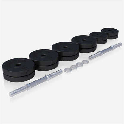 Gorilla Sports Dumbellset 30 kg Kunststof