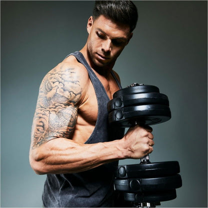 Gorilla Sports Dumbellset 30 kg Kunststof