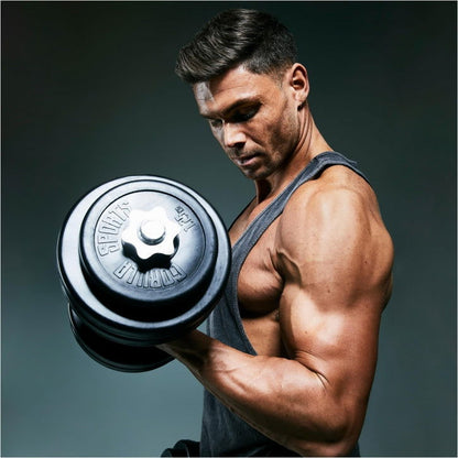 Gorilla Sports Dumbellset 30 kg Kunststof