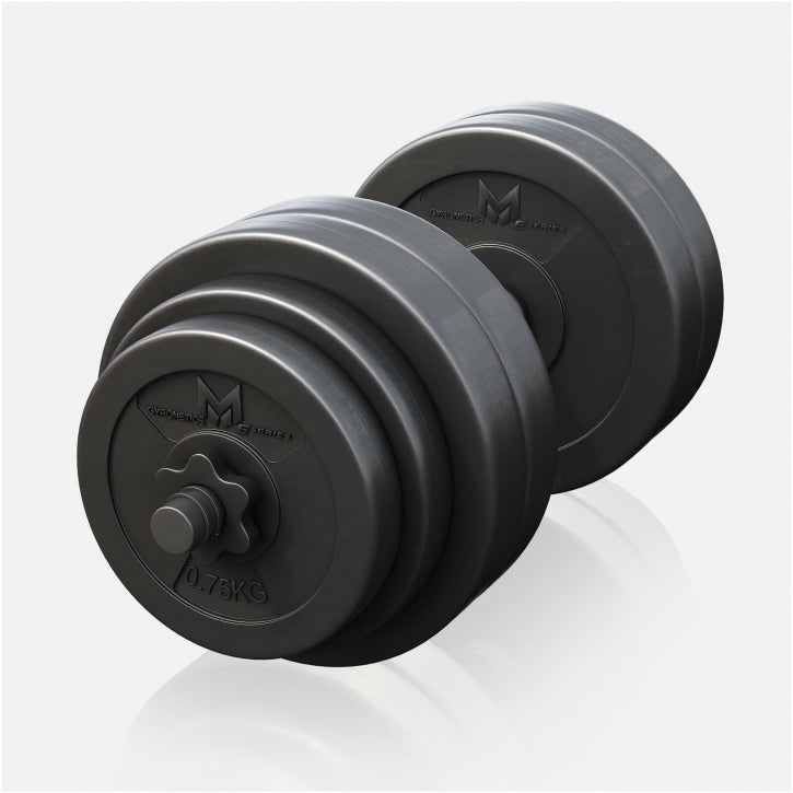 Gorilla Sports Dumbellset 30 kg Kunststof (25 mm)