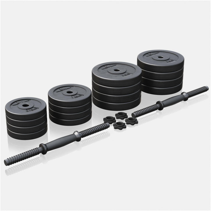Gorilla Sports Dumbellset 30 kg Kunststof (25 mm)