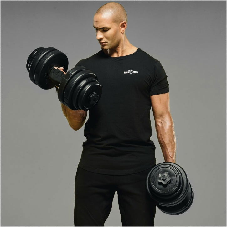 Gorilla Sports Dumbellset 30 kg Kunststof (25 mm)