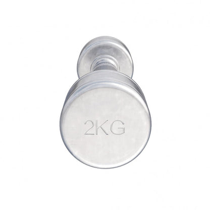 Gorilla Sports Dumbellset 4 kg (2 x 2 kg) Chroom