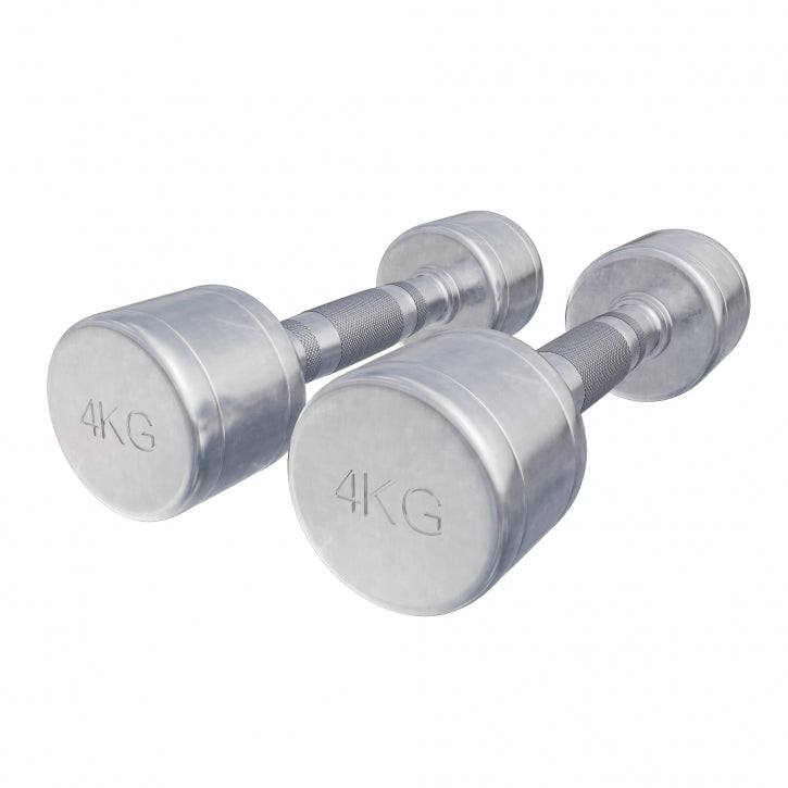 Gorilla Sports Dumbellset  8 kg (2 x 4 kg) Chroom