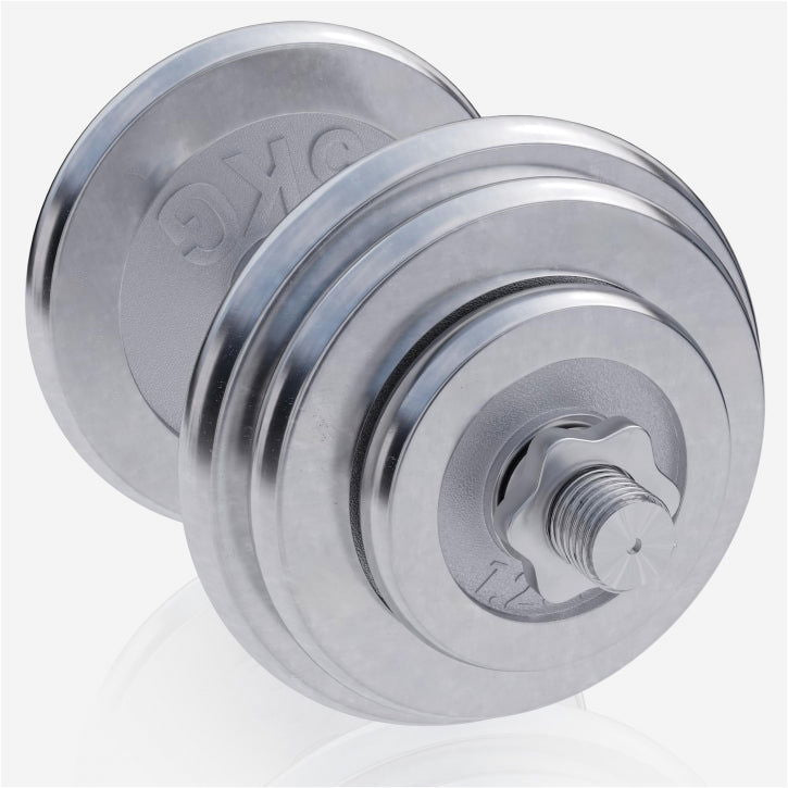 Gorilla Sports EZ-curlset 70 kg Chroom - 30 mm