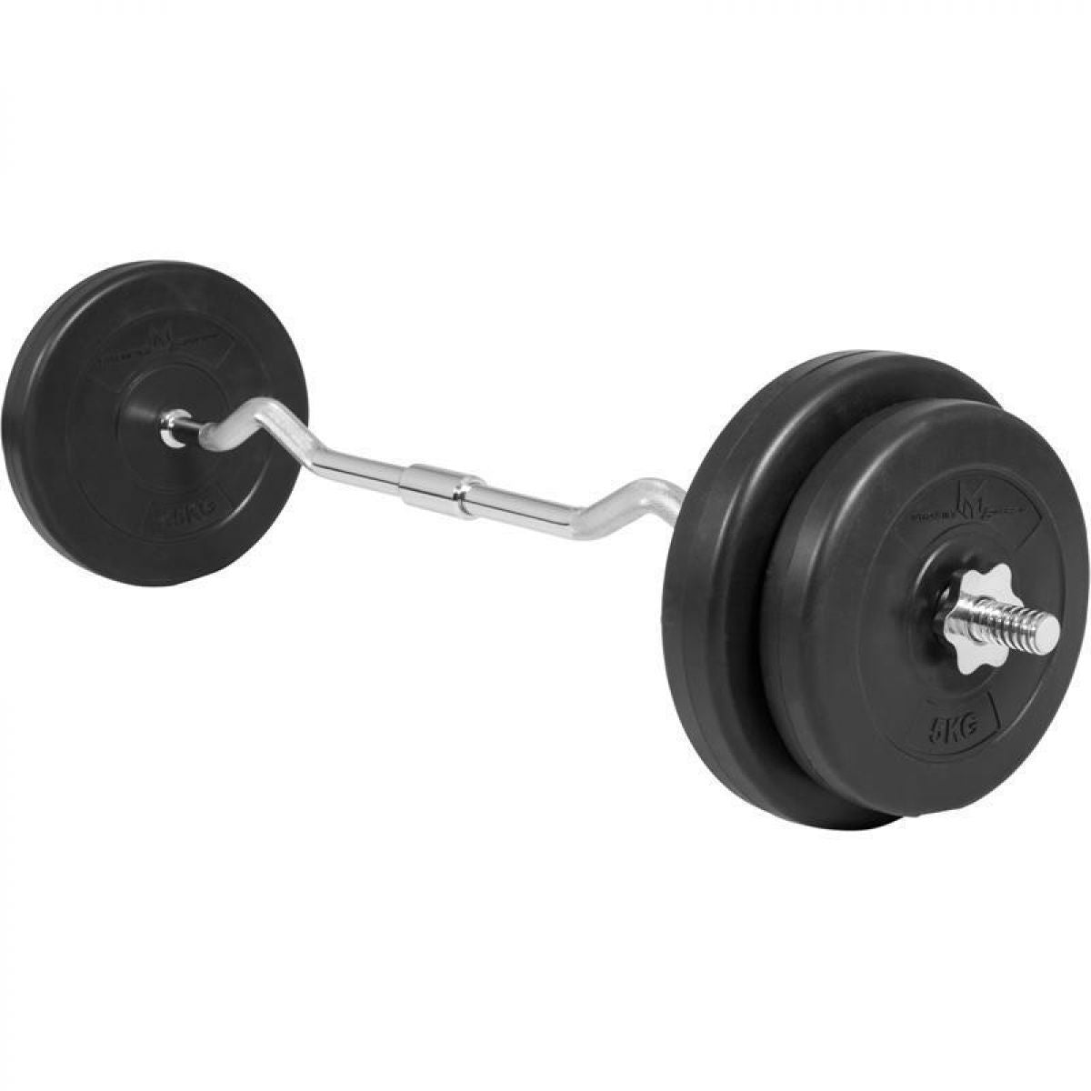 Gorilla Sports EZ Curl Halterset 30 kg Kunststof - 25 mm