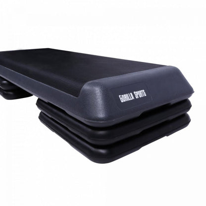 Gorilla Sports Fitness Step Met Rubber Mat