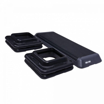 Gorilla Sports Fitness Step Met Rubber Mat