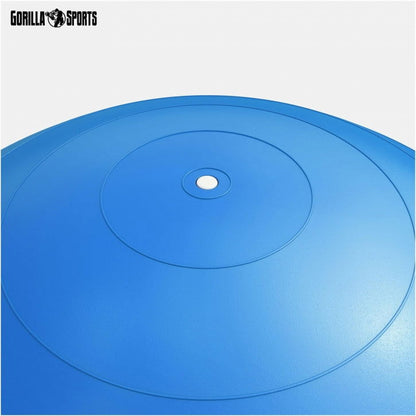 Gorilla Sports Fitnessbal Blauw 75 cm incl. pomp