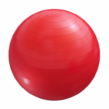 Gorilla Sports Fitnessbal Rood 65 cm incl. pomp