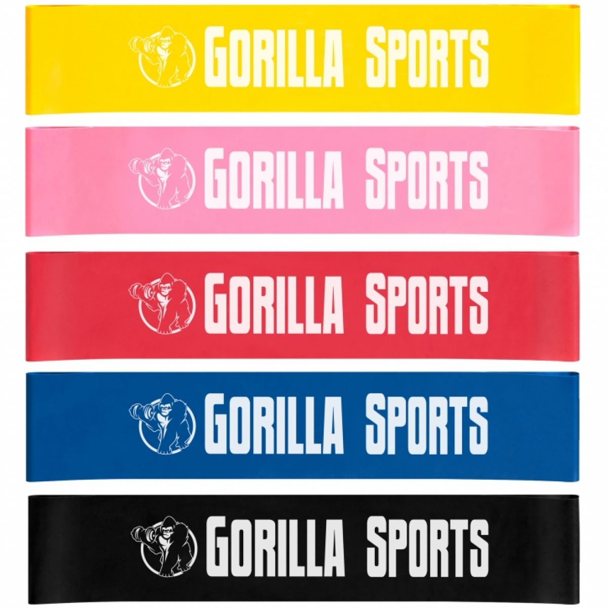 Gorilla Sports Fitnessbanden | Complete set