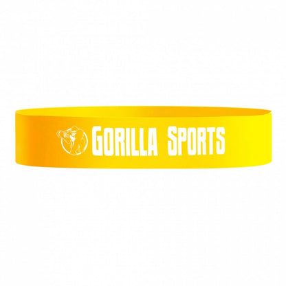 Gorilla Sports Fitnessbanden | Geel 0,6 mm