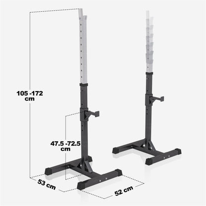 Gorilla Sports Fitnessbank + Halterset (Complete Set)