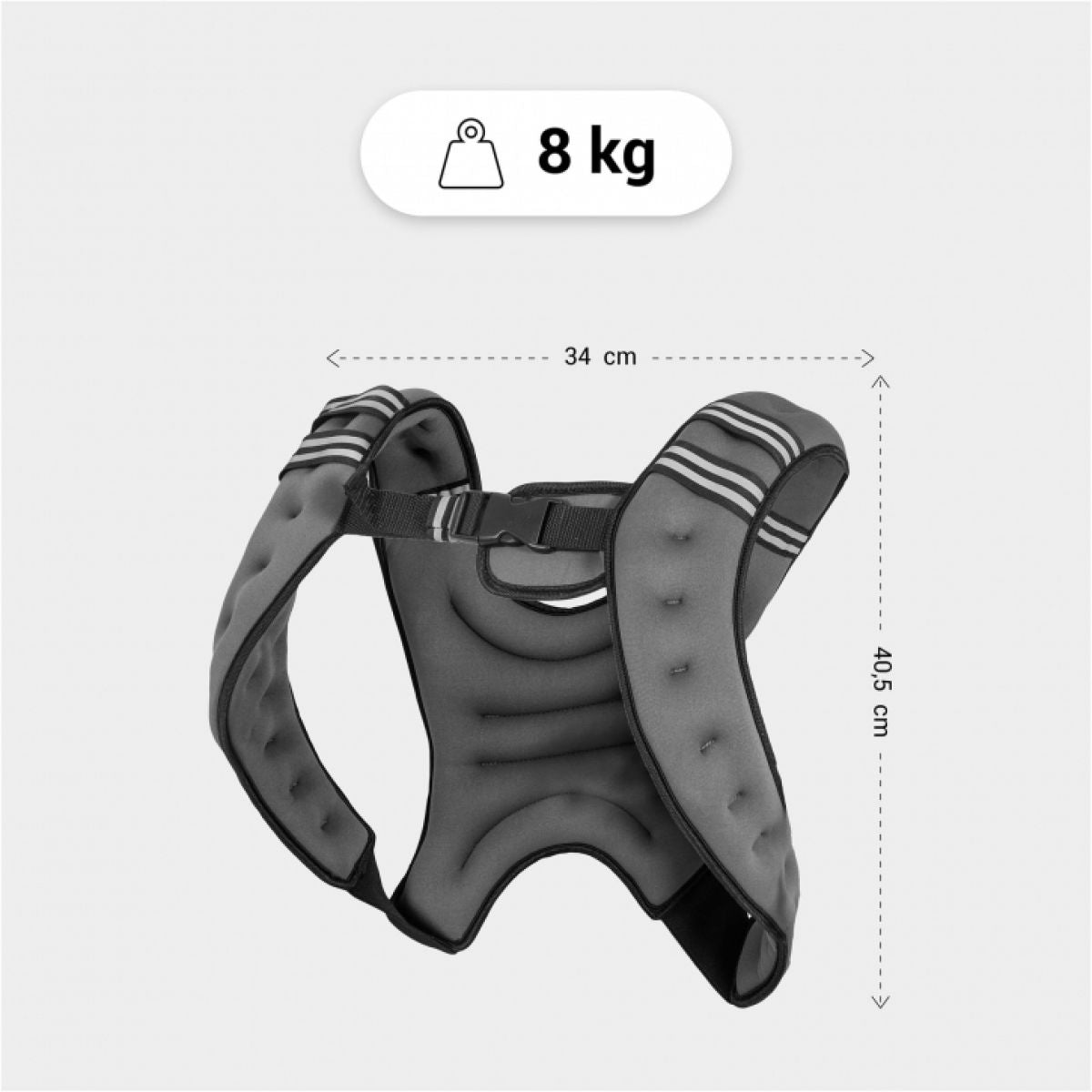 Gorilla Sports Gewichtsvest Allround 8 kg