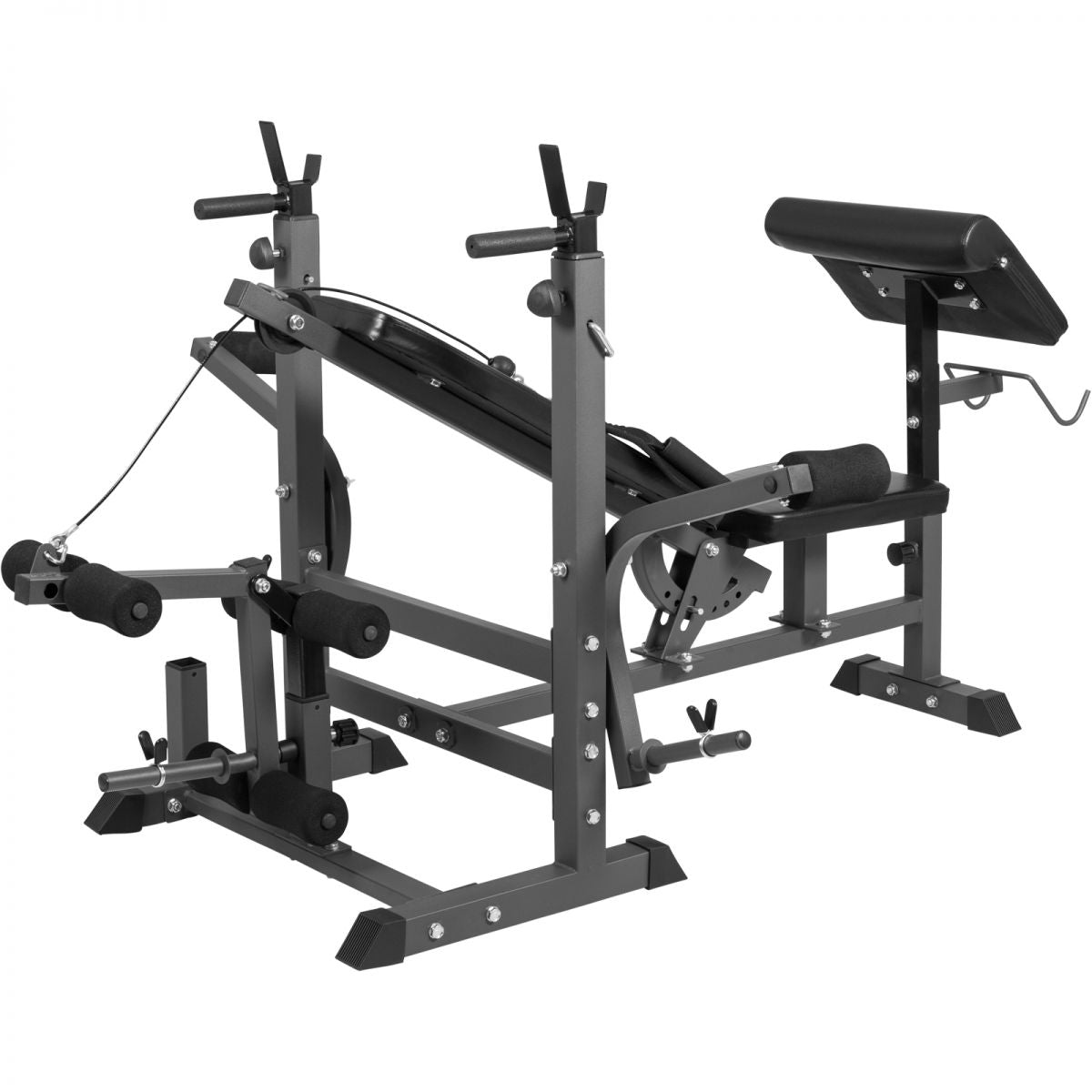Gorilla Sports Gyronetics Universele Halterbank (zwart / grijs)