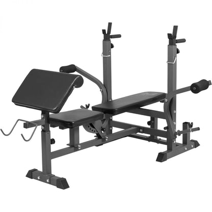 Gorilla Sports Gyronetics Universele Halterbank (zwart / grijs)