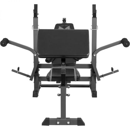 Gorilla Sports Gyronetics Universele Halterbank (zwart / grijs)
