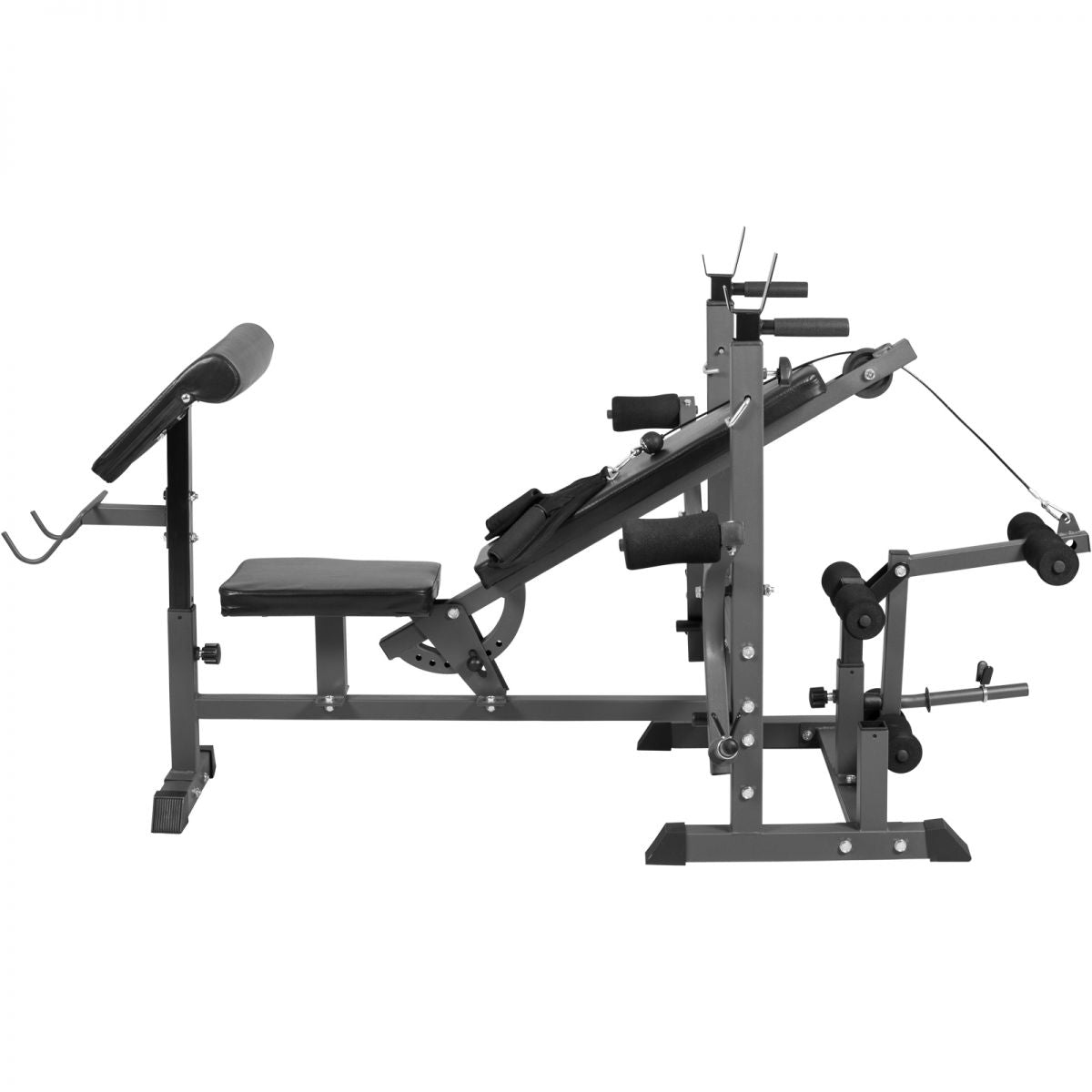 Gorilla Sports Gyronetics Universele Halterbank (zwart / grijs)