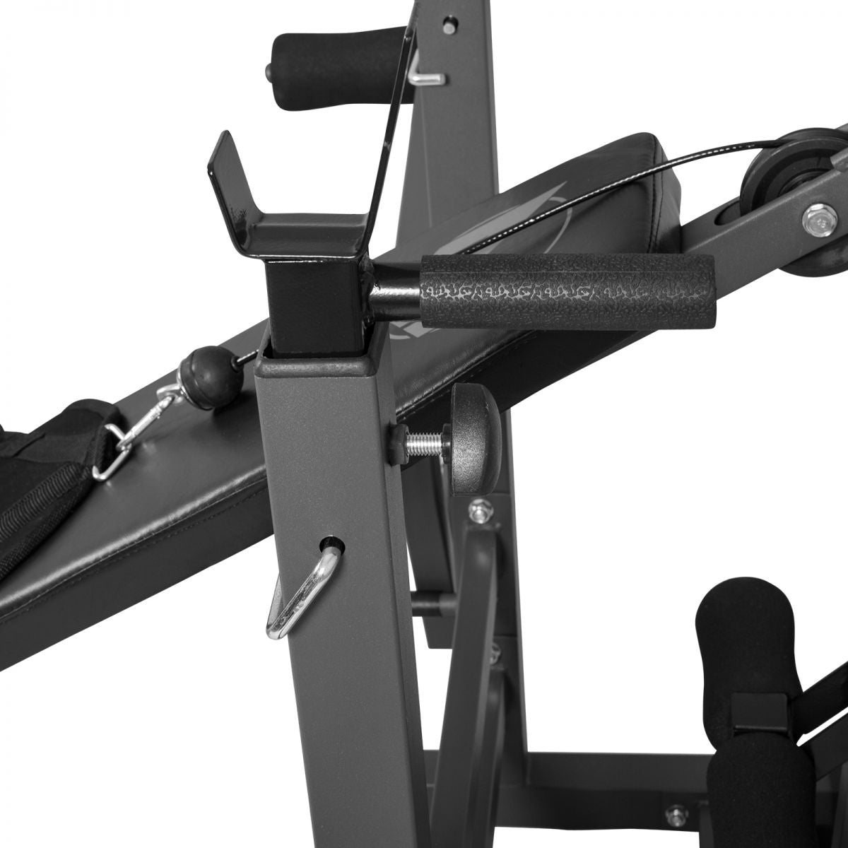 Gorilla Sports Gyronetics Universele Halterbank (zwart / grijs)