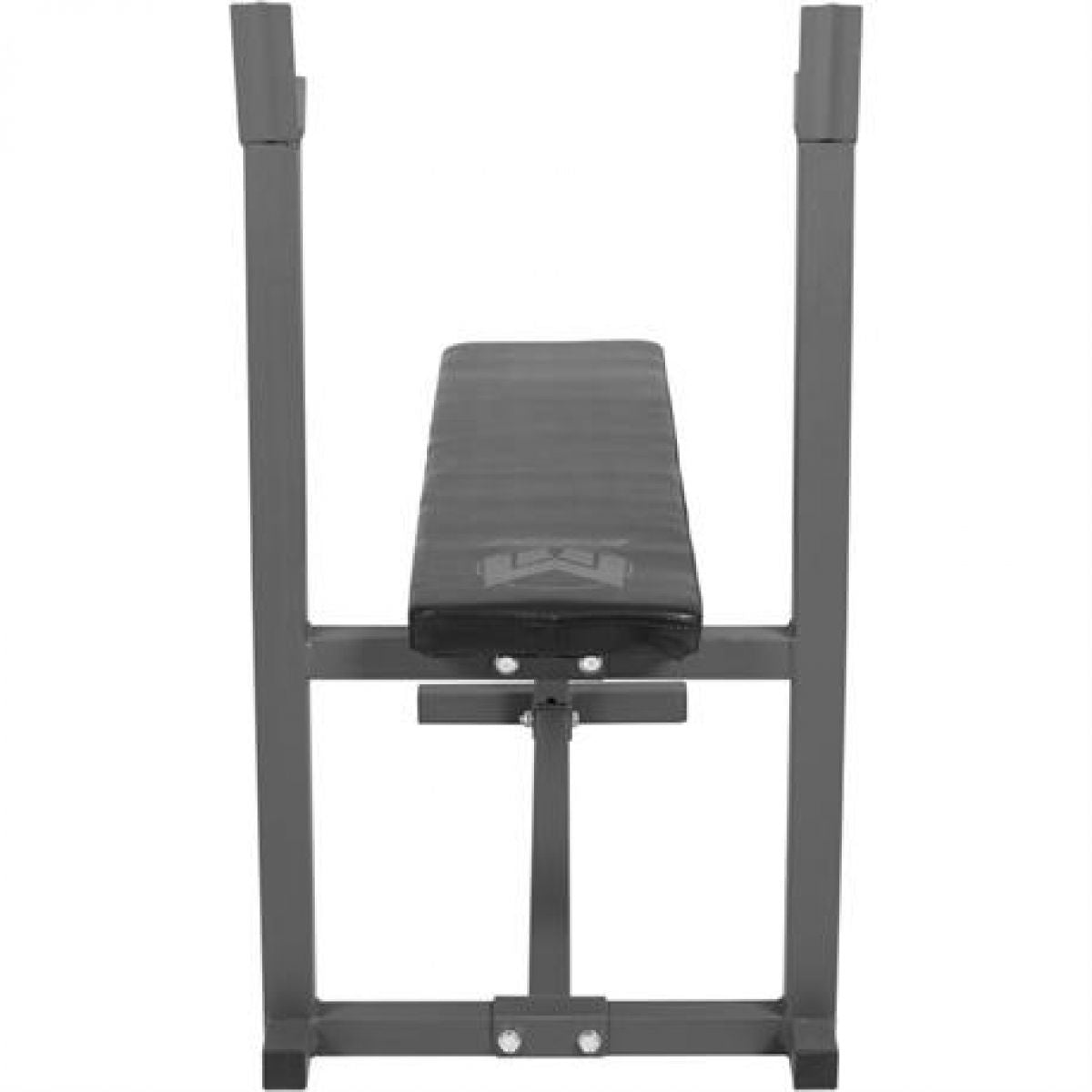 Gorilla Sports Gyronetics Vlakke Halterbank (Zwart / Grijs)