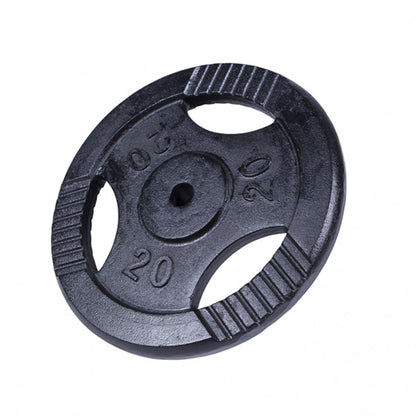 Gorilla Sports Halterschijf 20 kg Gripper Zwart
