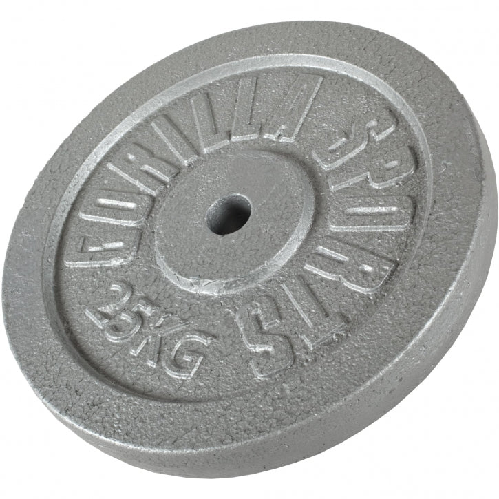 Gorilla Sports Halterschijf 25 kg Gietijzer