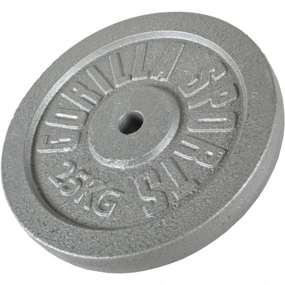 Gorilla Sports Halterschijf 25 kg Gietijzer