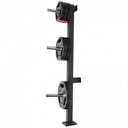 Gorilla Sports Halterschijven Standaard Wandmontage 30 mm - Zwart