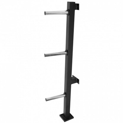 Gorilla Sports Halterschijven Standaard Wandmontage 30 mm - Zwart