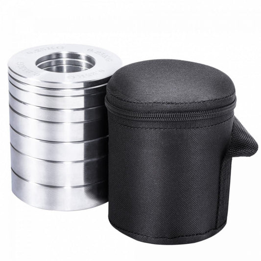 Gorilla Sports Halterschijven set 50/51mm Chroom 5 kg inclusief koffer