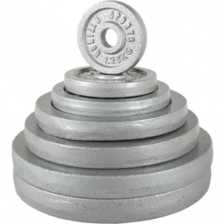 Gorilla Sports Halterset 100 kg Gietijzer - Schroefsluiting 30 mm