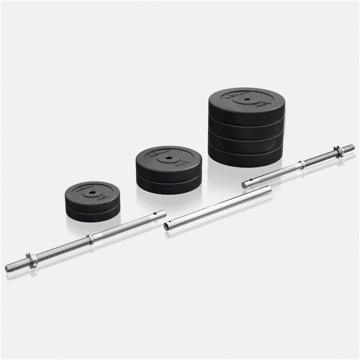Gorilla Sports Halterset 60 kg Kunststof - 25 mm