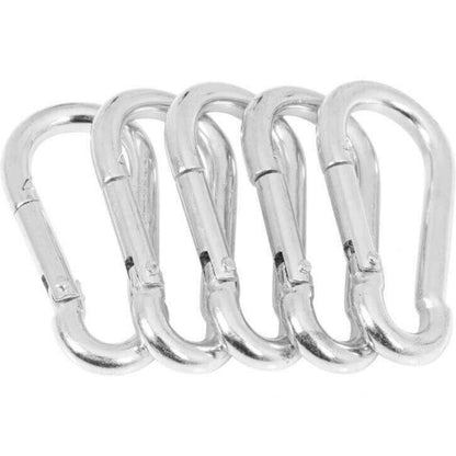 Gorilla Sports Karabijnhaken 7 mm - set van 5