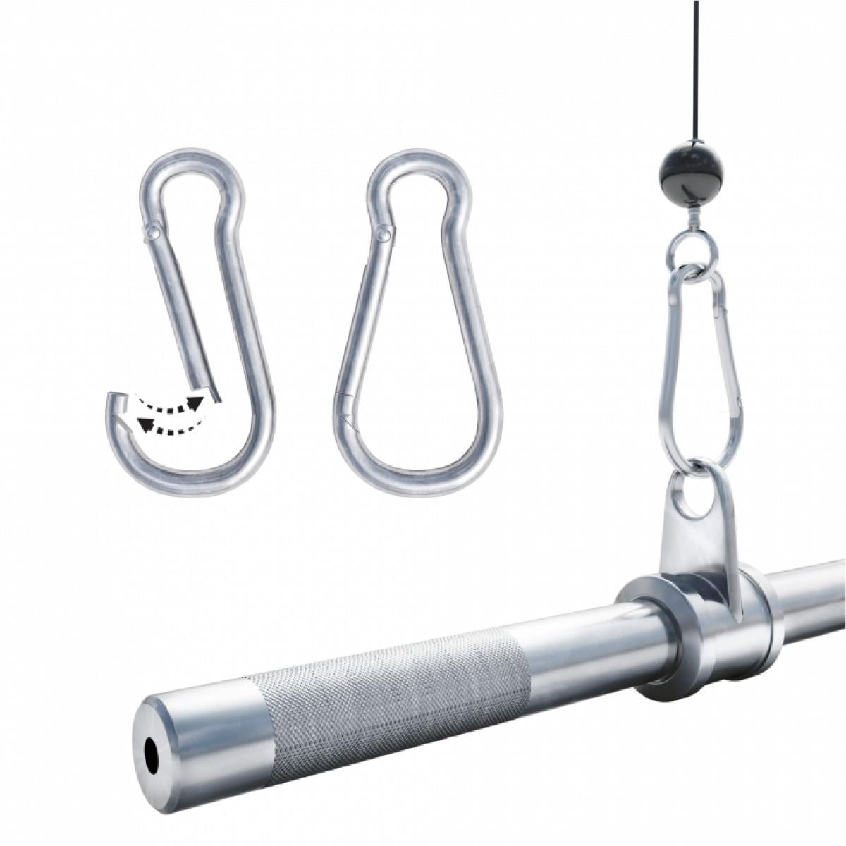 Gorilla Sports Karabijnhaken 7 mm - set van 5