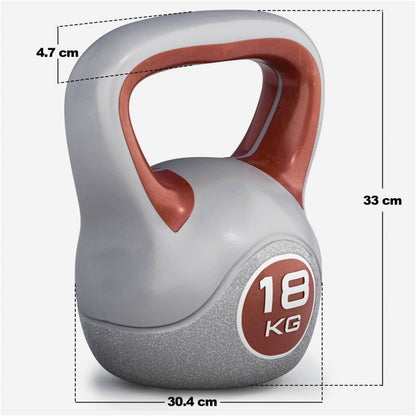 Gorilla Sports Kettlebell 18 kg Kunststof Trendy
