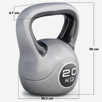 Gorilla Sports Kettlebell 20 kg Kunststof Trendy