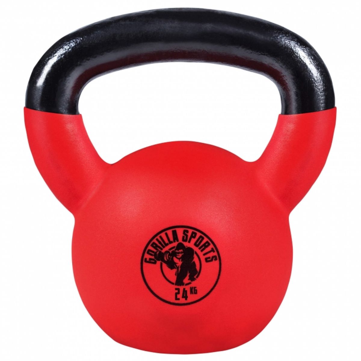 Gorilla Sports Kettlebell 24 kg Rubber Coating