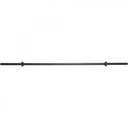 Gorilla Sports Lange Halterstang 170 cm Zwart Schroefsluiting - 30 mm