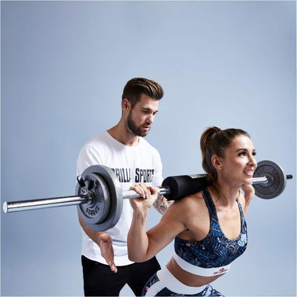 Gorilla Sports Lange halterstang 150 cm veersluiting