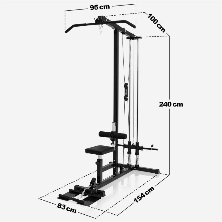 Gorilla Sports Lat Pulley Machine