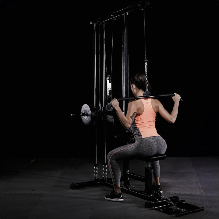 Gorilla Sports Lat Pulley Machine