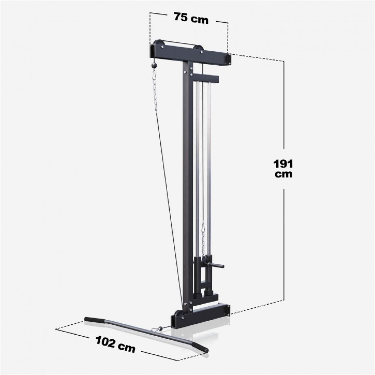 Gorilla Sports Lat Pulley Station Wandmontage