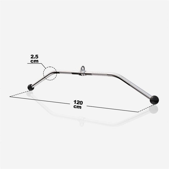 Gorilla Sports Lattrekstang 120 cm (anti-slip uiteinden)