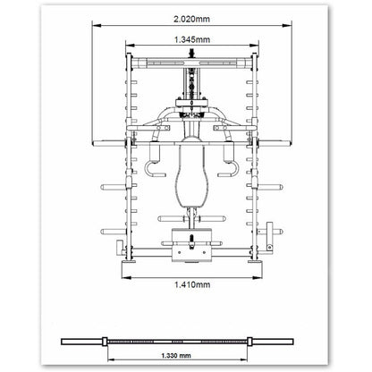 Gorilla Sports MAXXUS Multipress Smith Machine 8.1