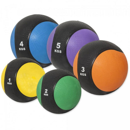 Gorilla Sports Medicine ball standaard met 5 medicine balls