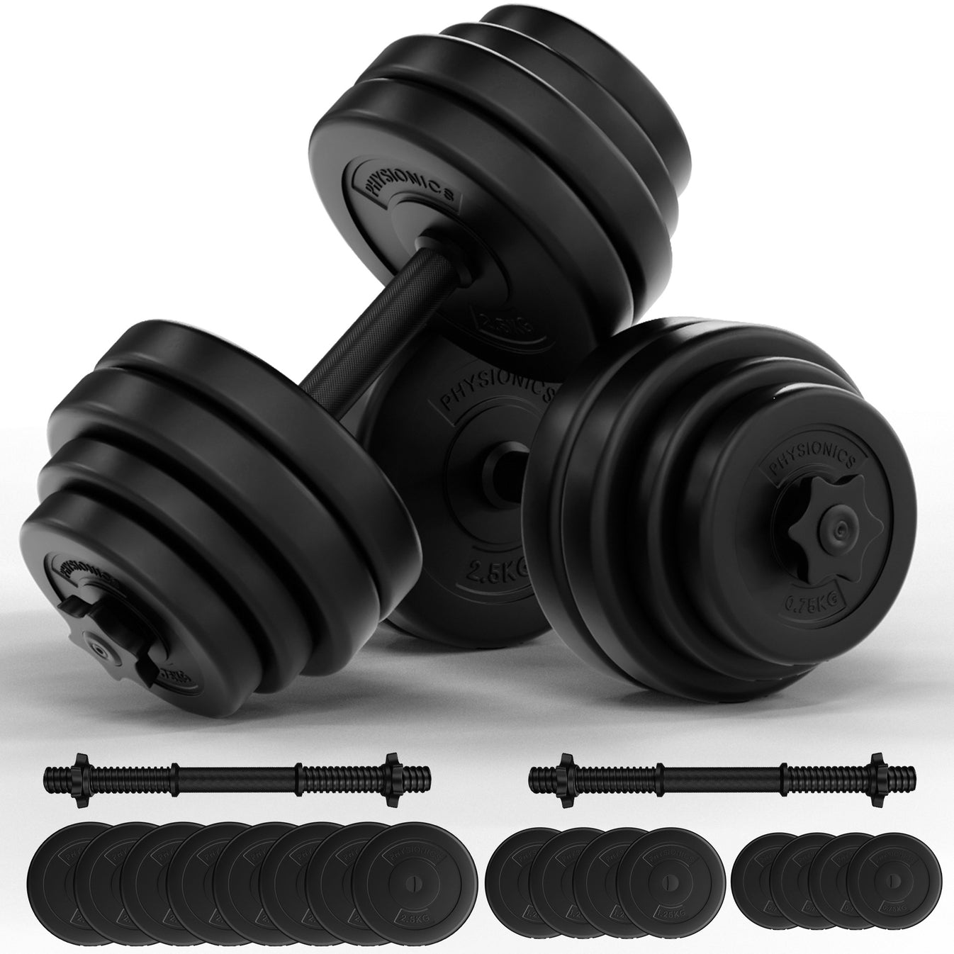 Physionics Dumbbell set 2 x 15 kg