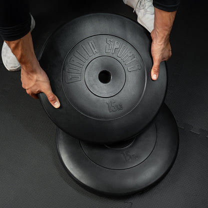 Value pack 30 kg (2 x 10 kg and 2 x 5 kg) Plastic Weight Plates - 30/31 mm