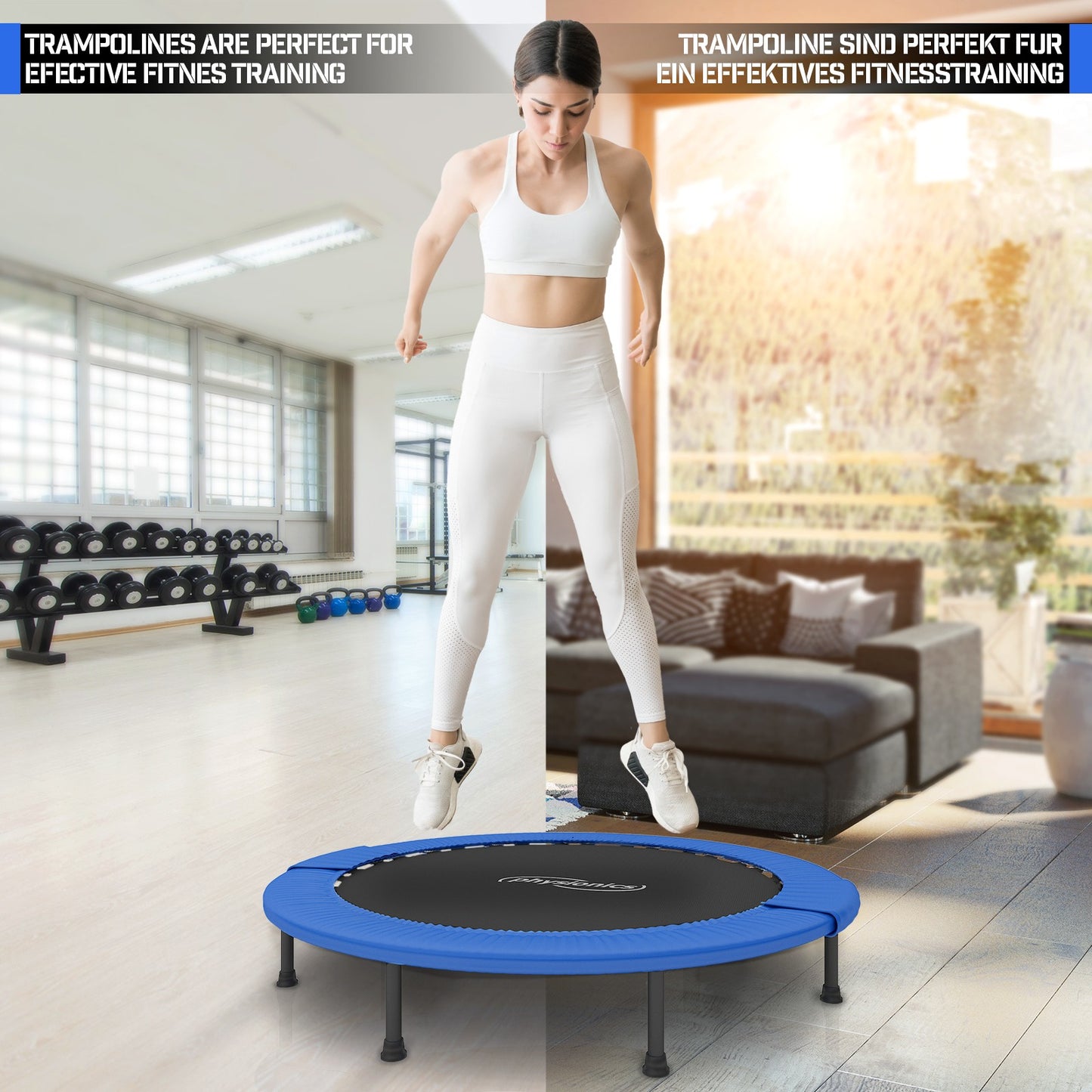 Physionics Fitness trampoline Ø 114 cm