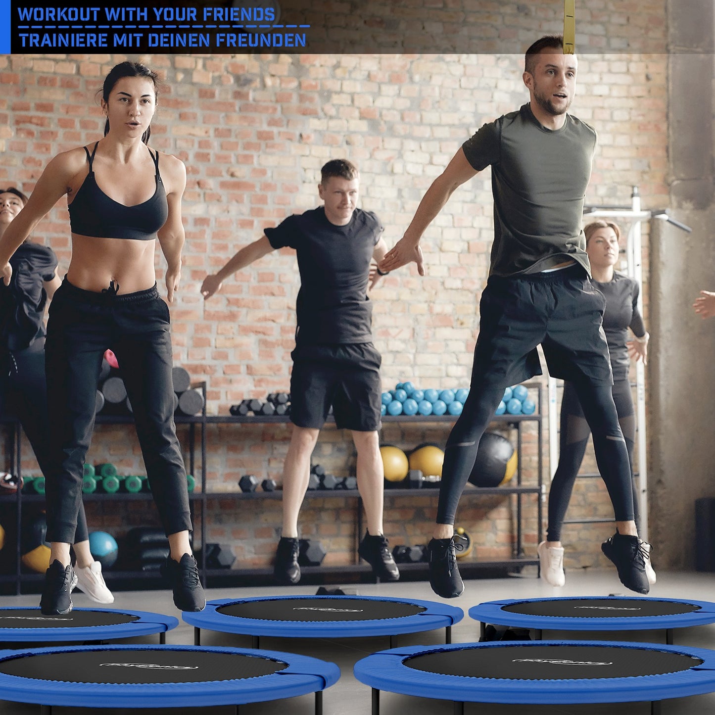 Physionics Fitness trampoline Ø 114 cm