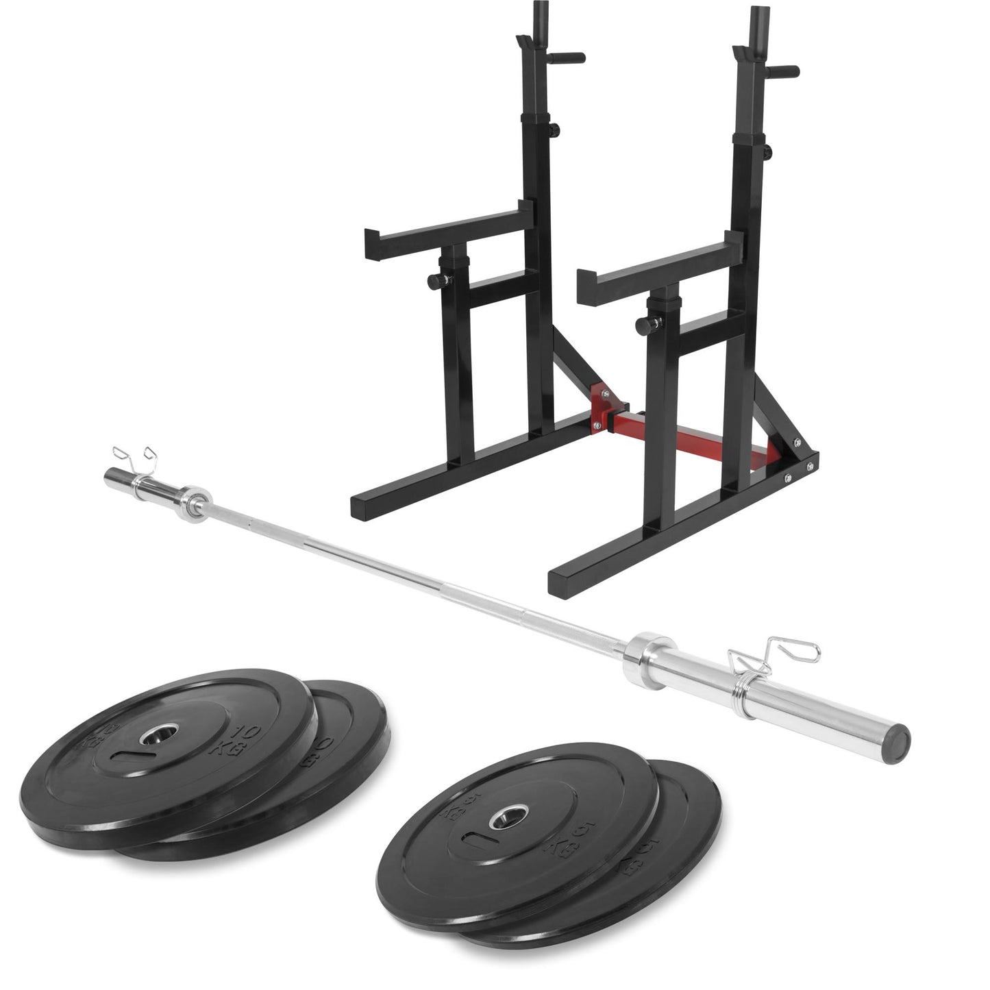 Multi Squat met 60 kg Olympische halterset Gorilla Sports